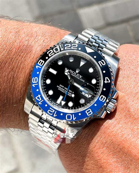 rolex gmt master 2 batman wempe|rolex gmt master 2 dimensions.